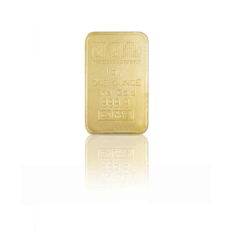 Lingotto oro 1 oncia (31,1 grammi)