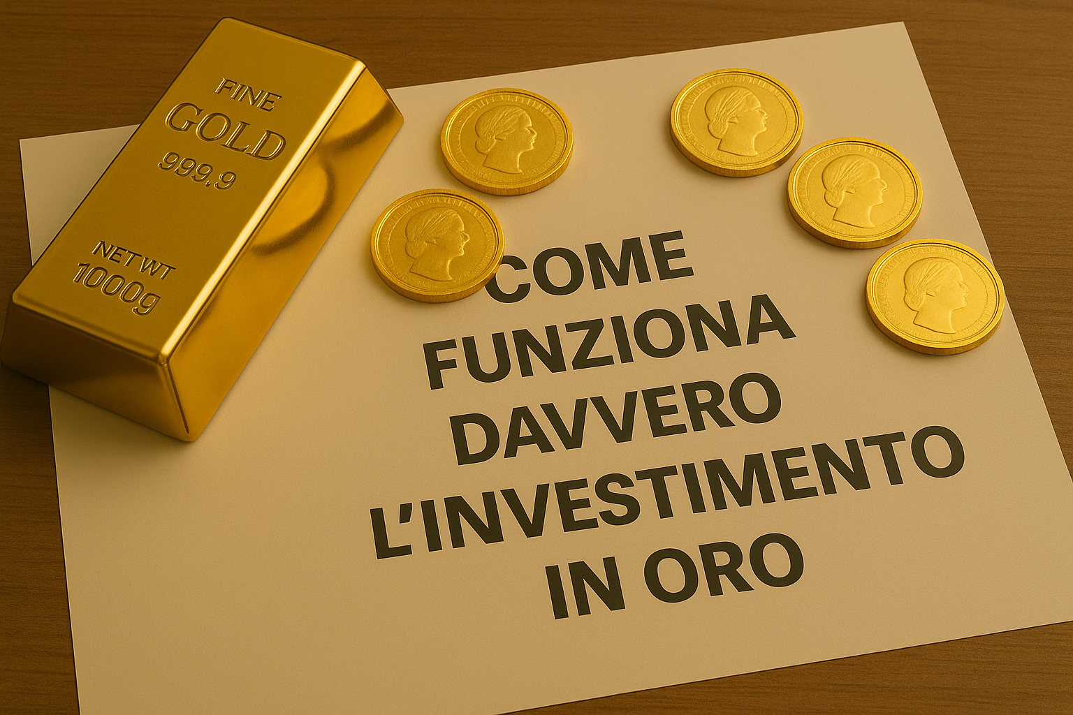 come funziona l'oro da investimento